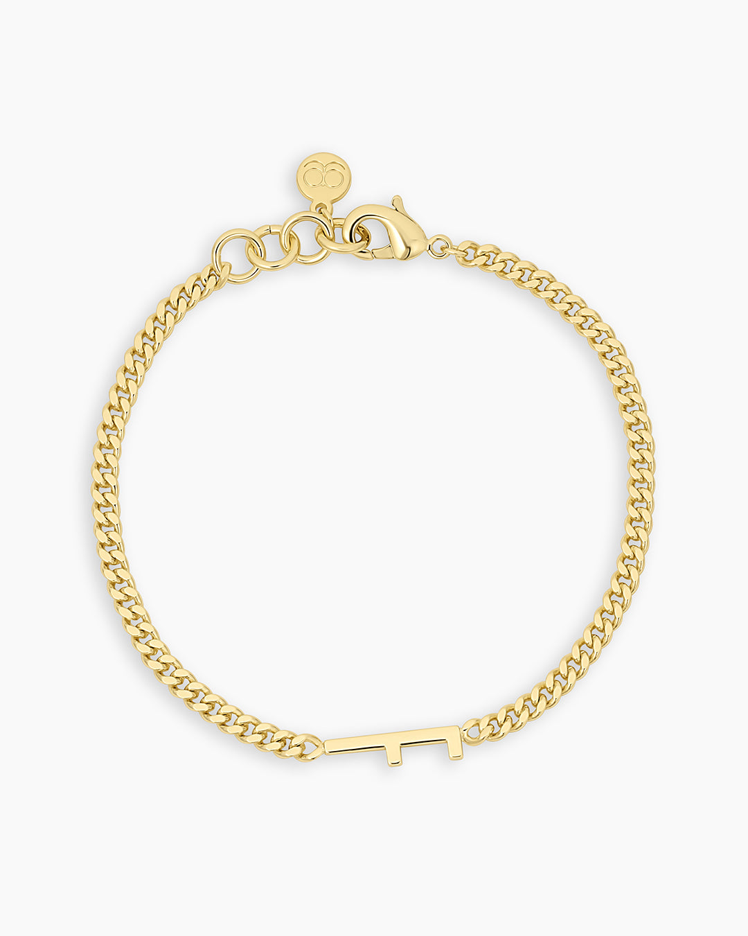 Wilder Alphabet Bracelet Alphabet Bracelet #F || option::18K Gold Plated, F