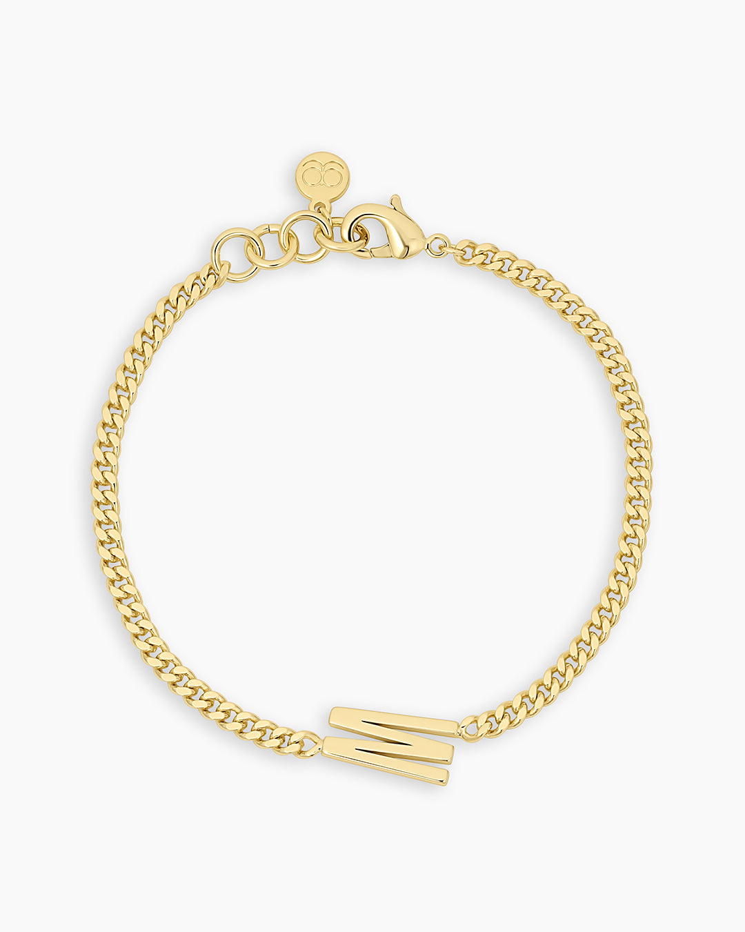 Wilder Alphabet Bracelet Alphabet Bracelet #W || option::18K Gold Plated, W