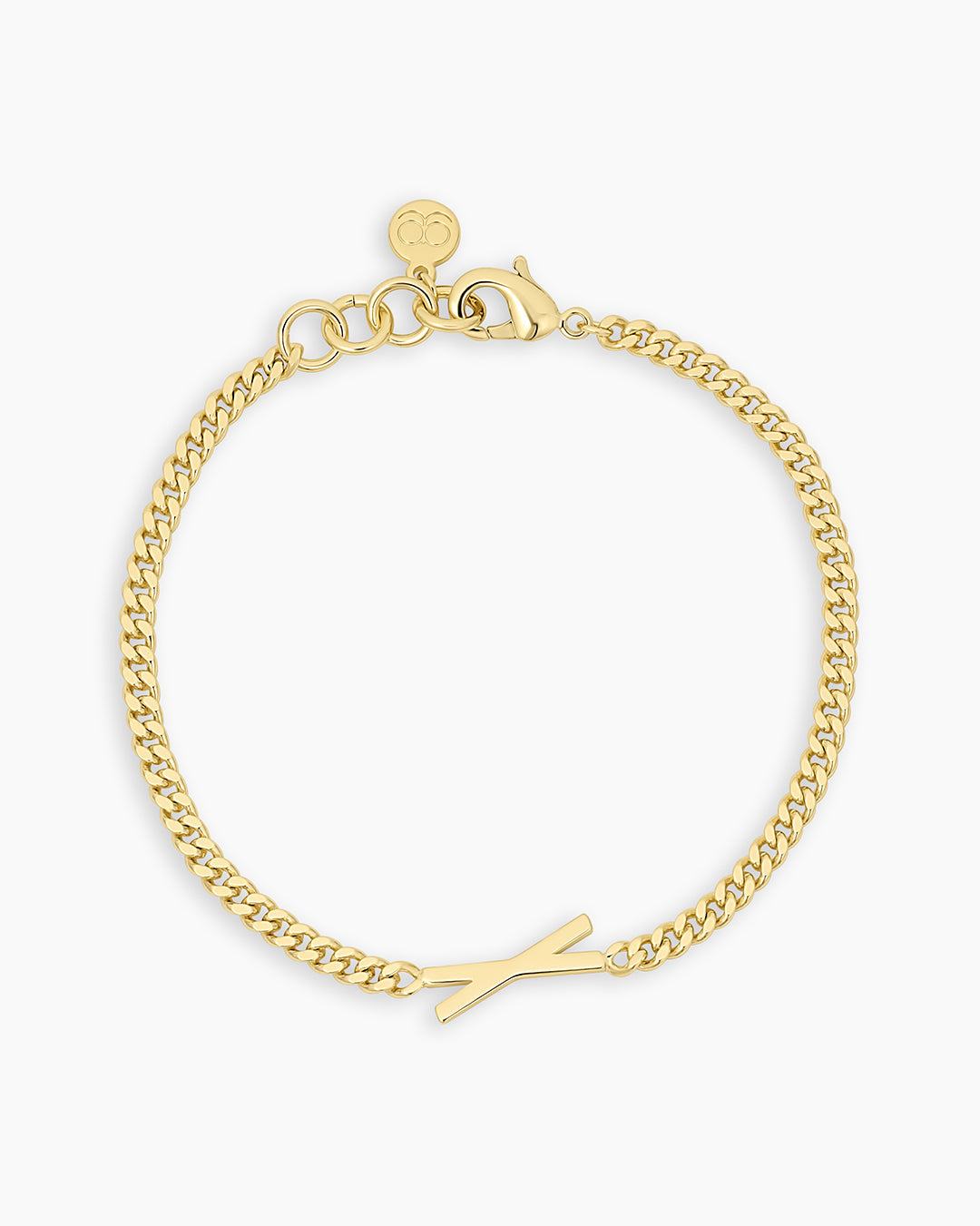Wilder Alphabet Bracelet Alphabet Bracelet #X || option::18K Gold Plated, X