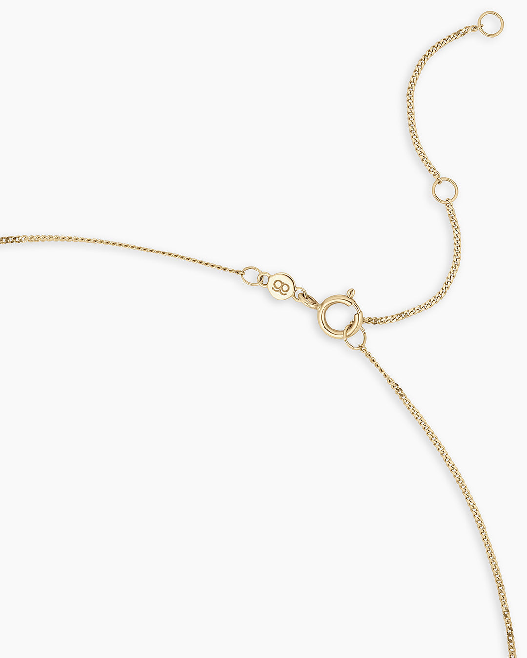 Lab Grown Diamond Emerald Charm Row Necklace || option::14K Solid Gold