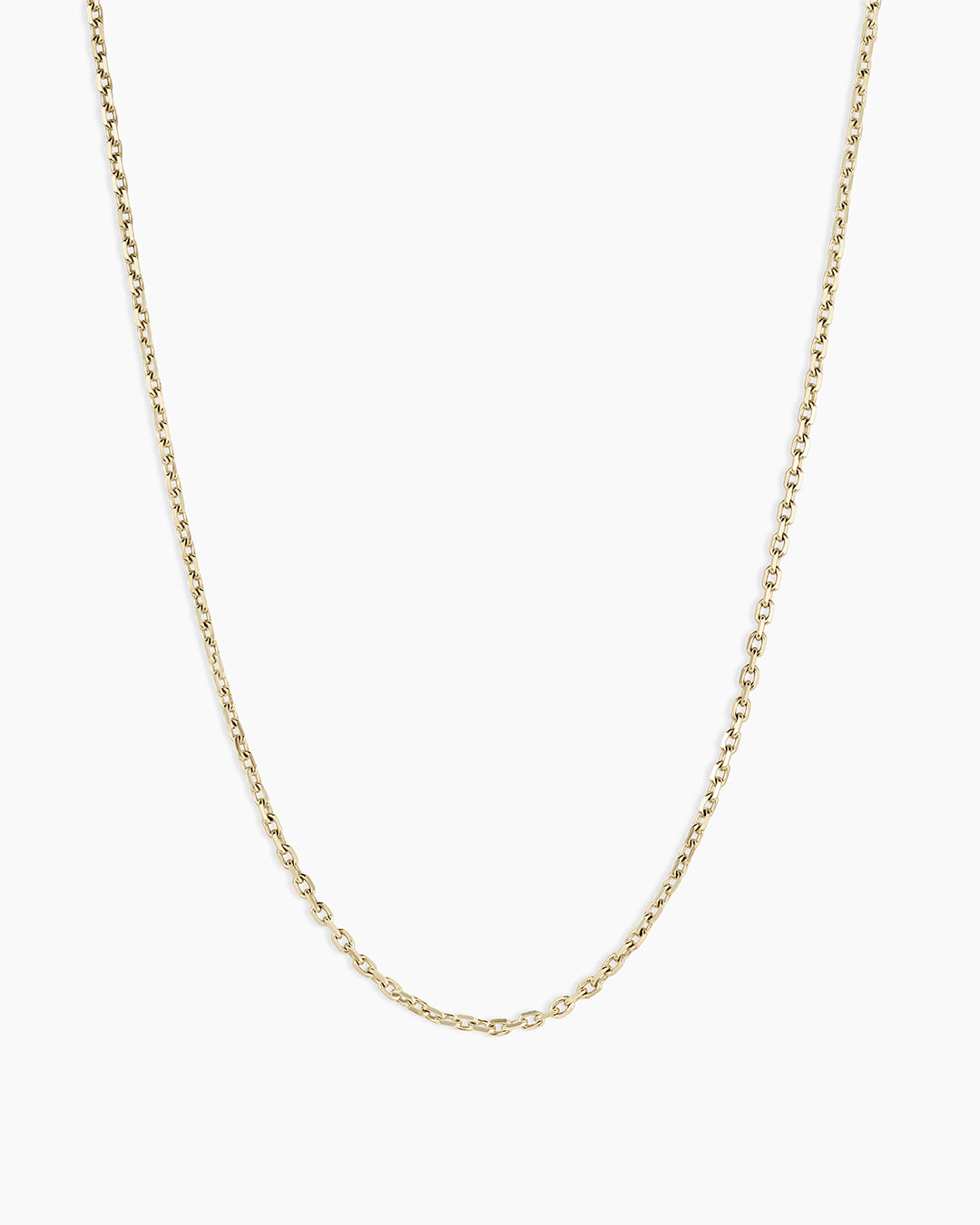 14K Gold Delicate Link Chain || option::14K Solid Gold