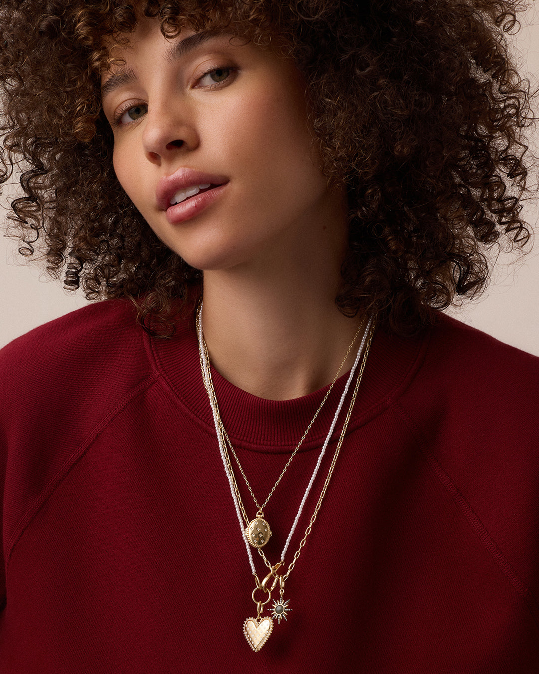 Florence Necklace || option::18K Gold Plated