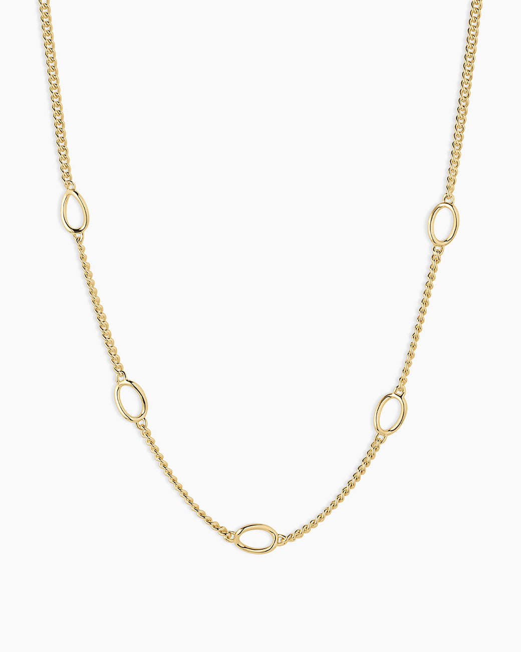 Wilder Link Necklace || option::18K Gold Plated