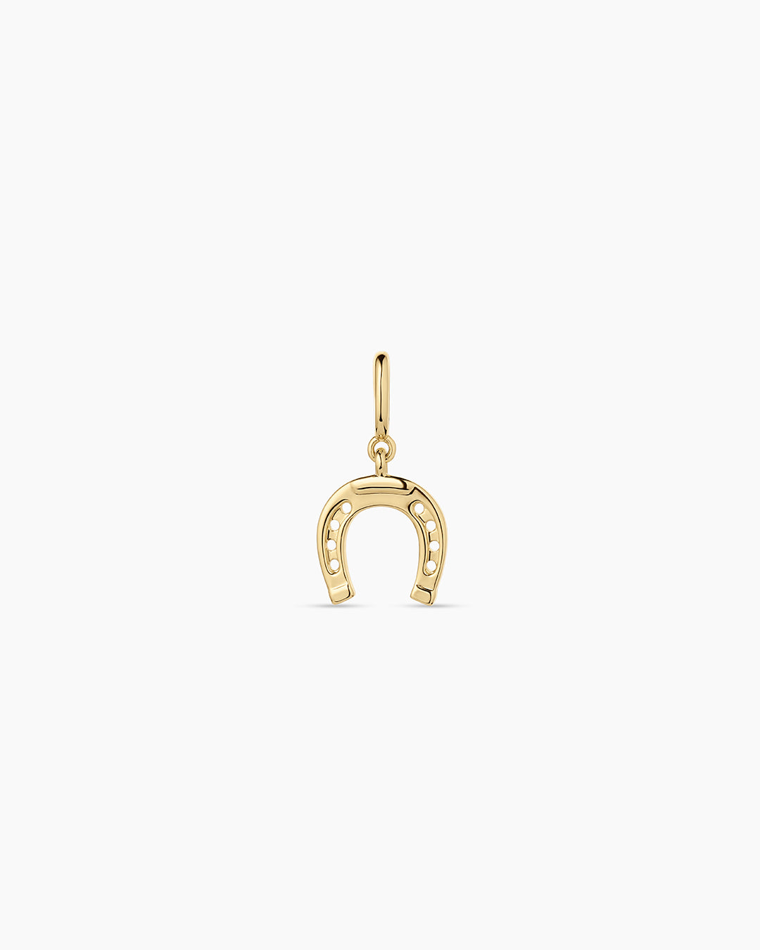 Horseshoe Parker Charm || option::18K Gold Plated