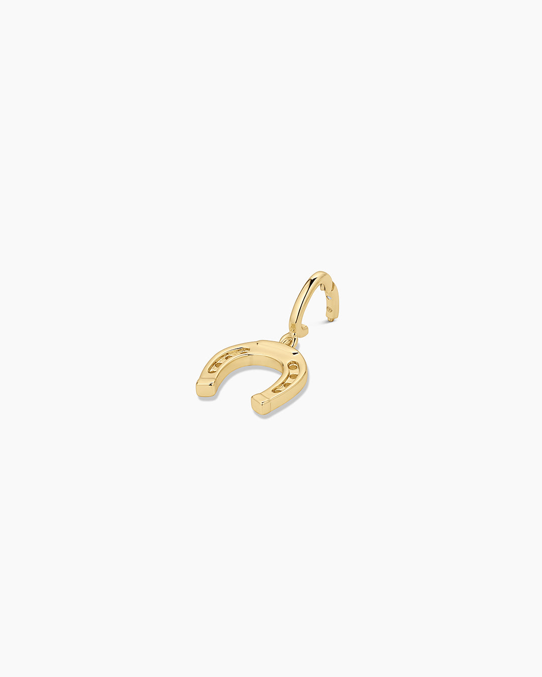 Horseshoe Parker Charm || option::18K Gold Plated