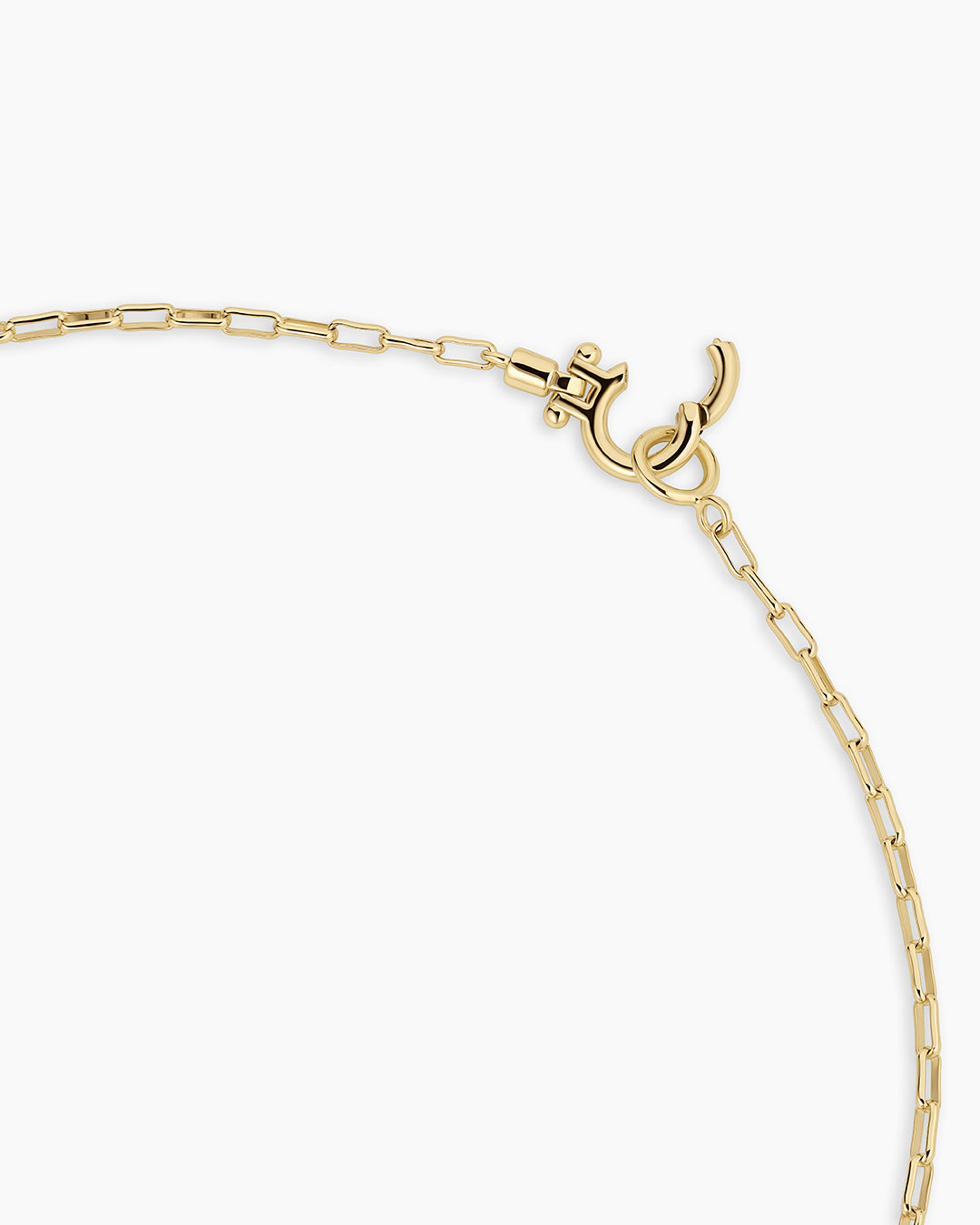 Crew Alphabet Statement Charm Necklace || option::18K Gold Plated, E