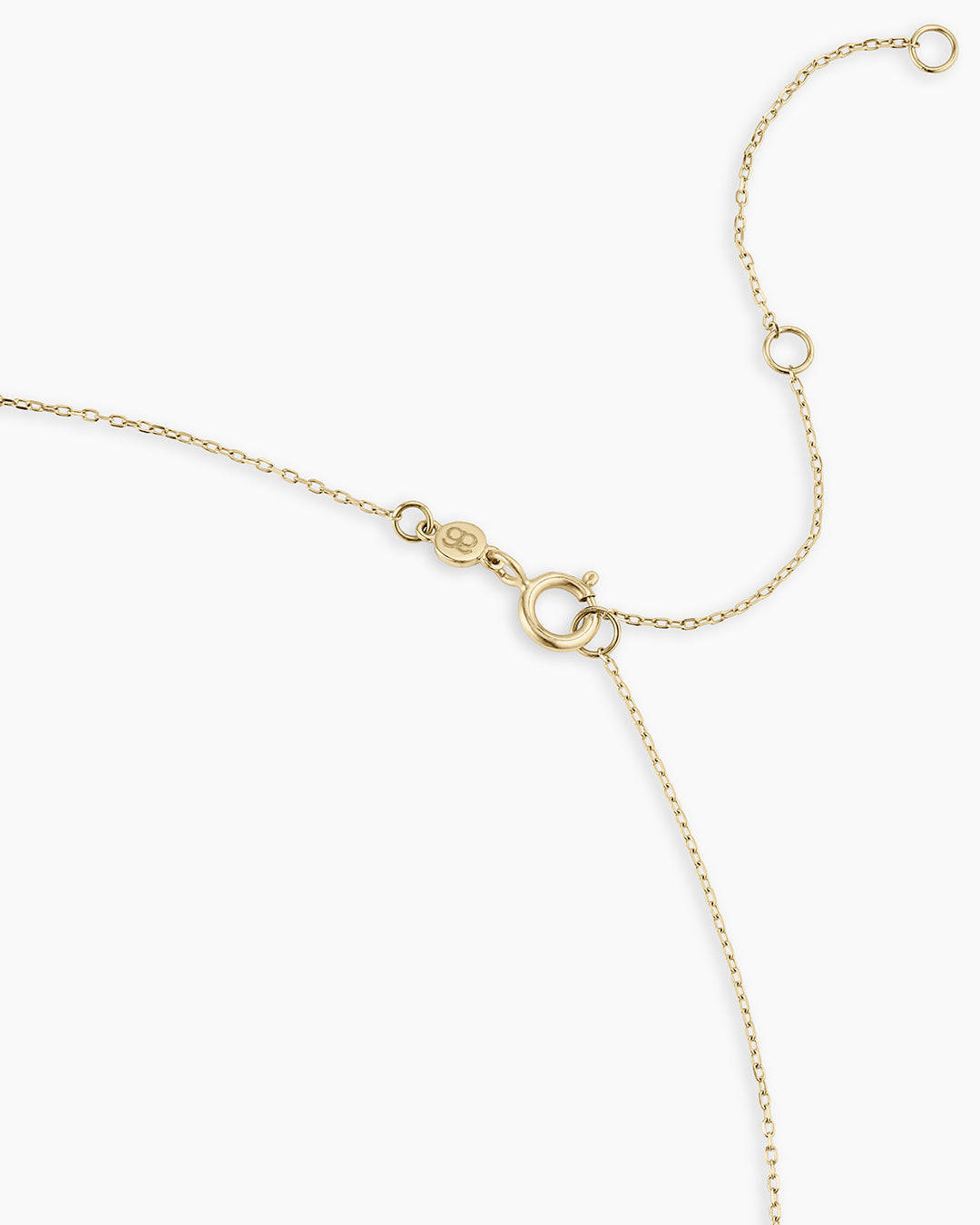 14K Gold Pearl Charm Necklace || option::14K Solid Gold