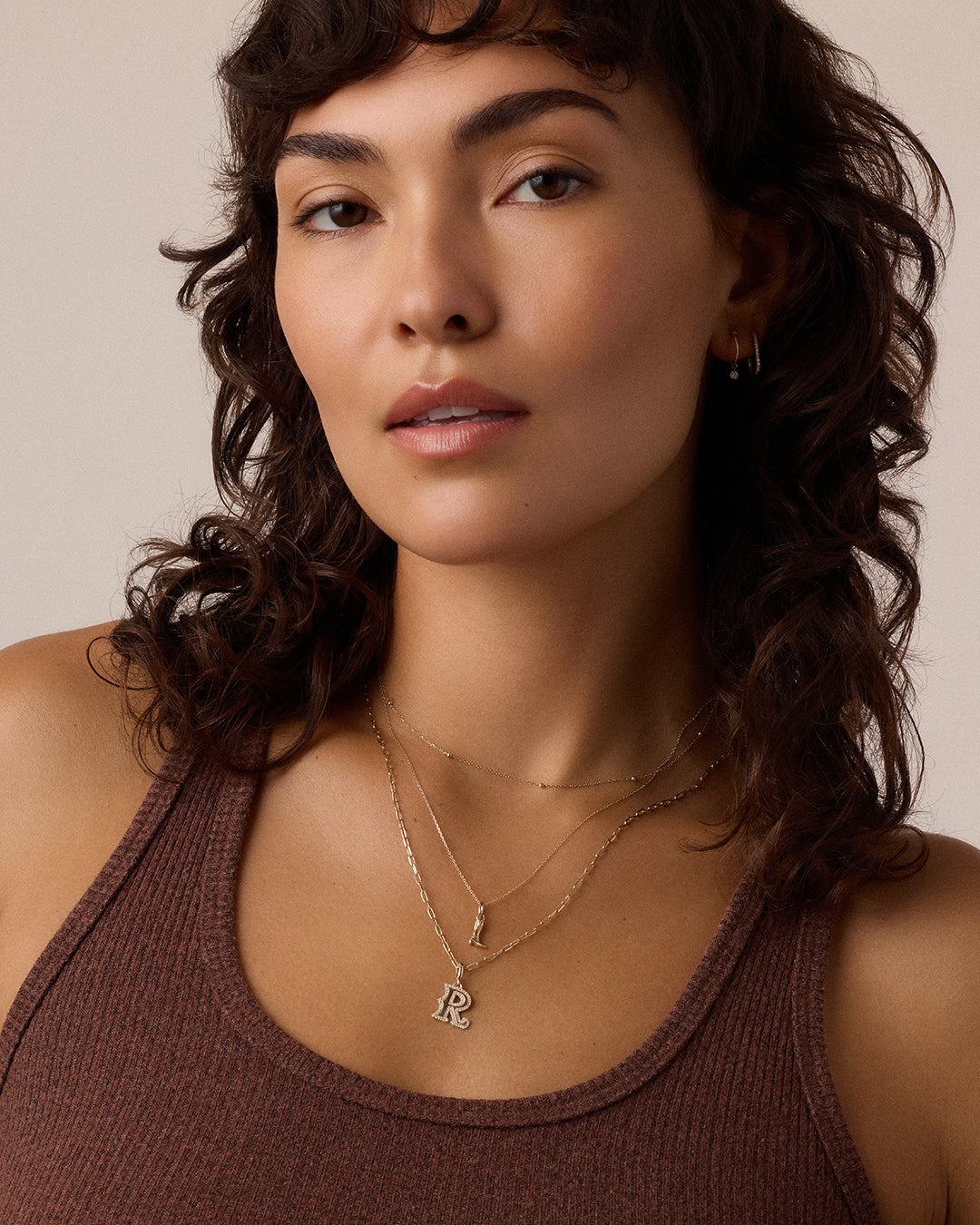 14K Gold Cowboy Boot Charm Necklace || option::14K Solid Gold