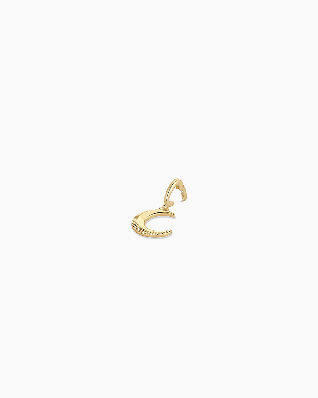 Crescent Parker Charm || option::18K Gold Plated