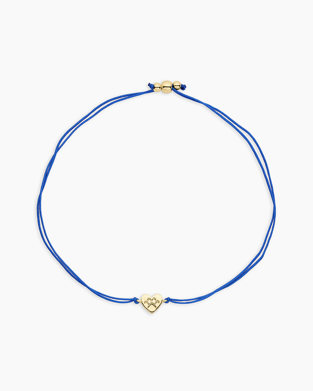 Single Paw Heart Bracelet || option::18K Gold Plated