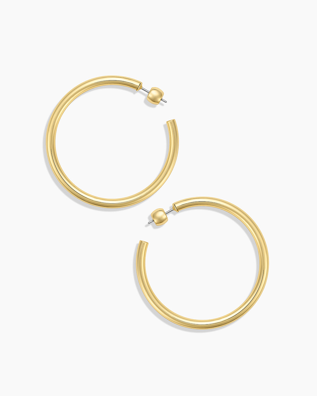 Carter Statement Hoops || option::18K Gold Plated