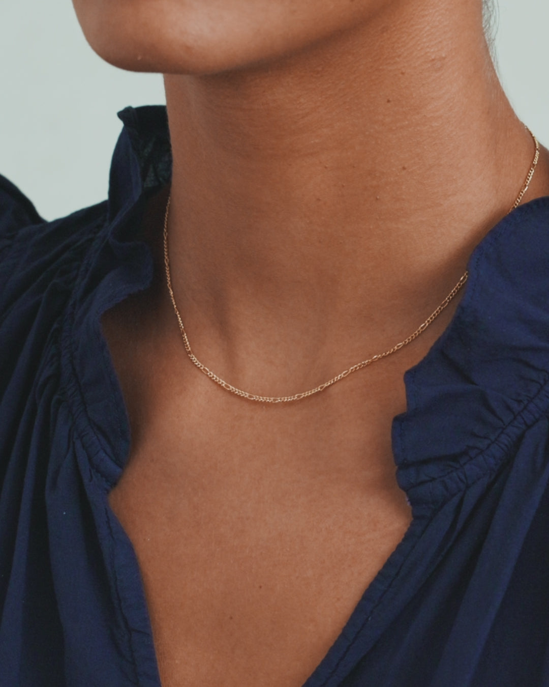 Enzo Chain Necklace || option::18K Gold Plated
