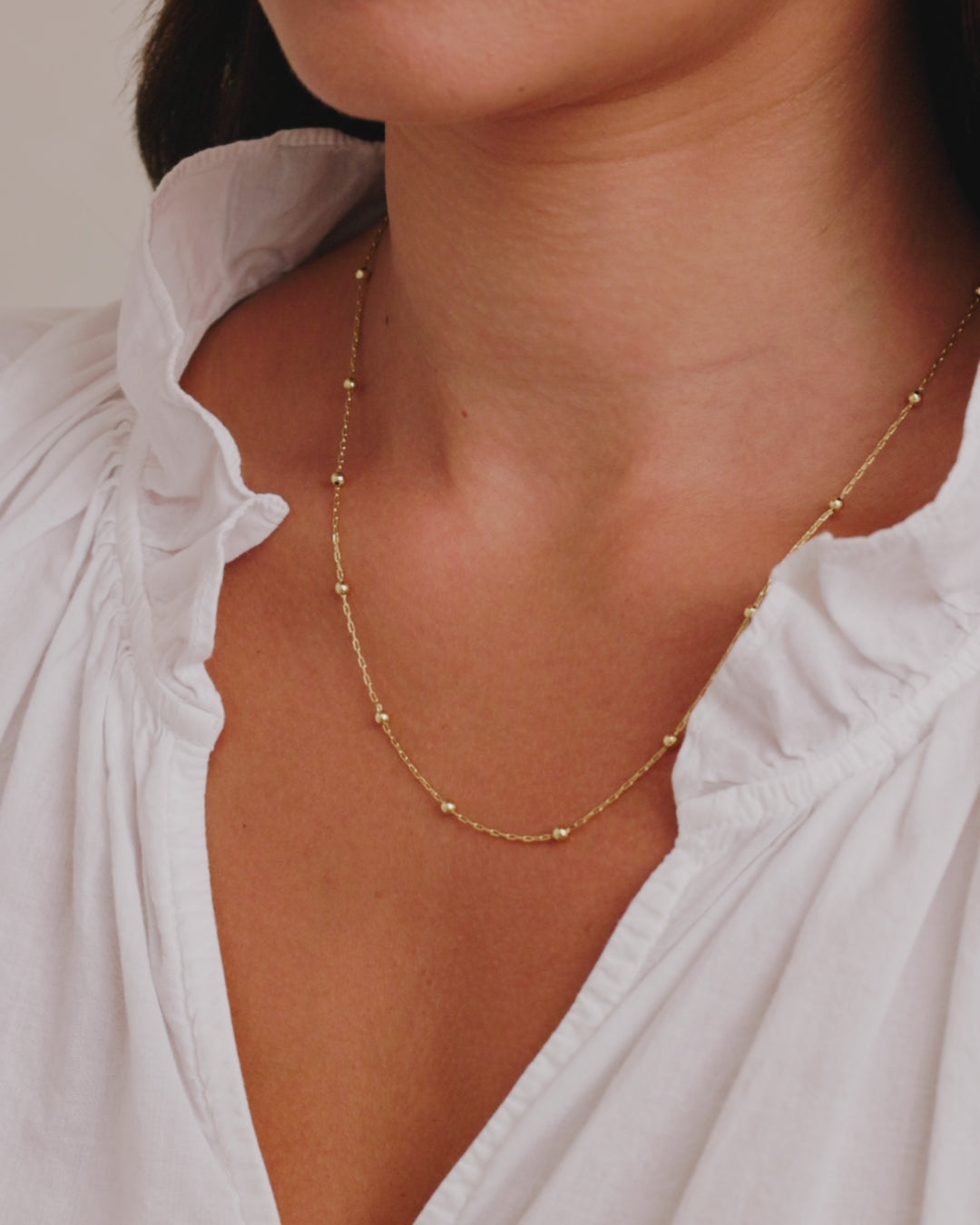 Newport Chain Necklace || option::18K Gold Plated
