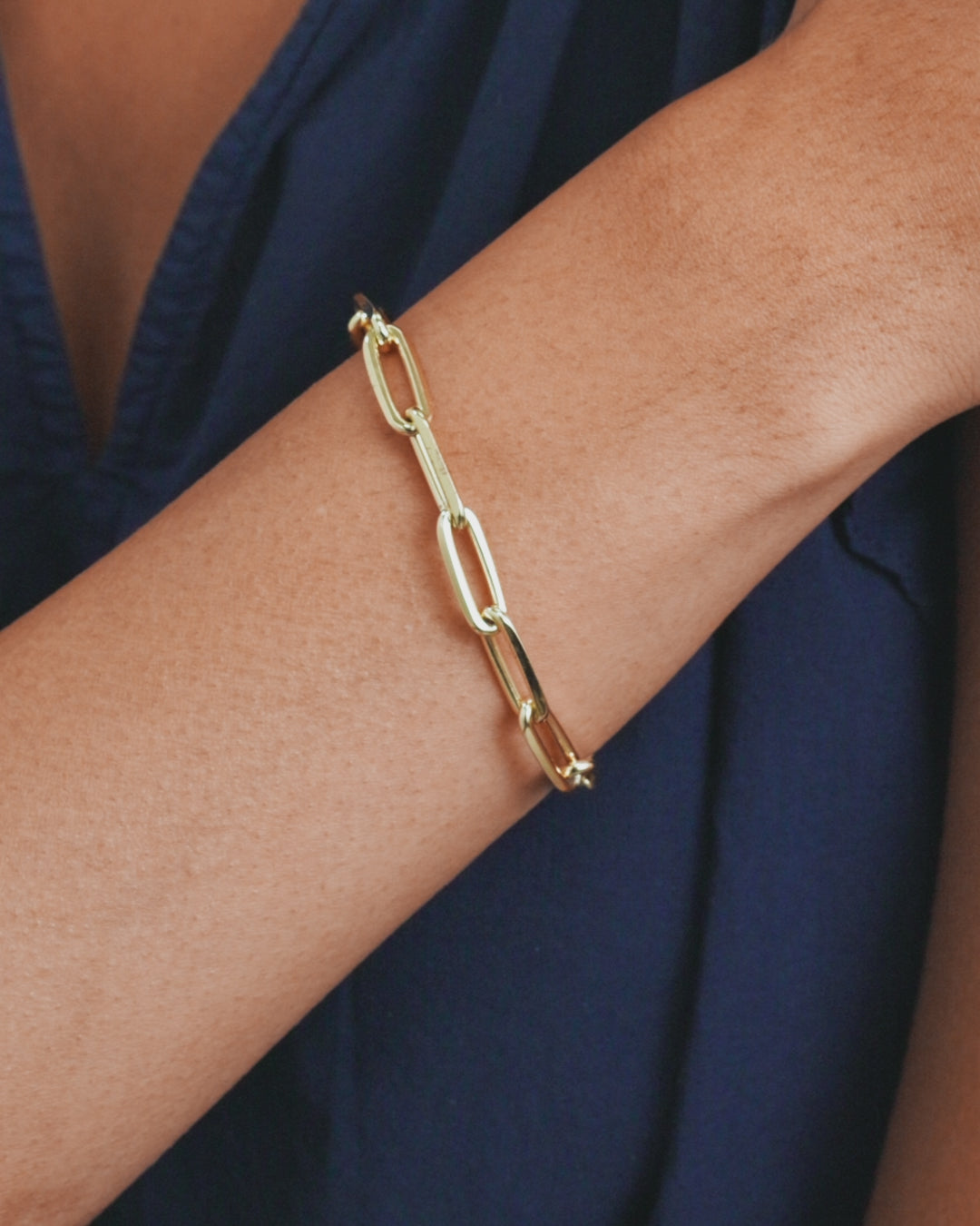 Parker XL Bracelet || option::18K Gold Plated