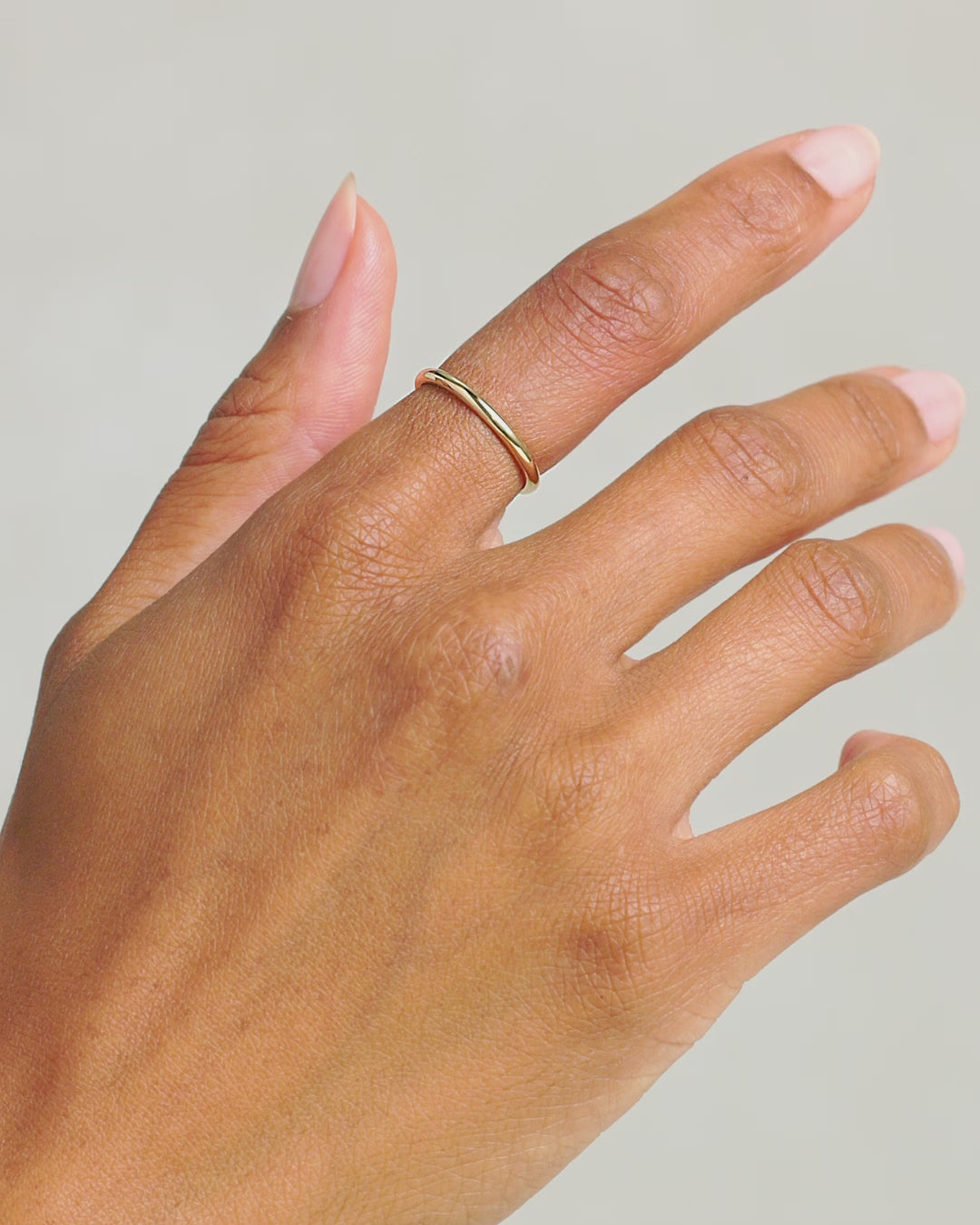 14K Gold Lou Helium Ring || option::14K Solid Gold