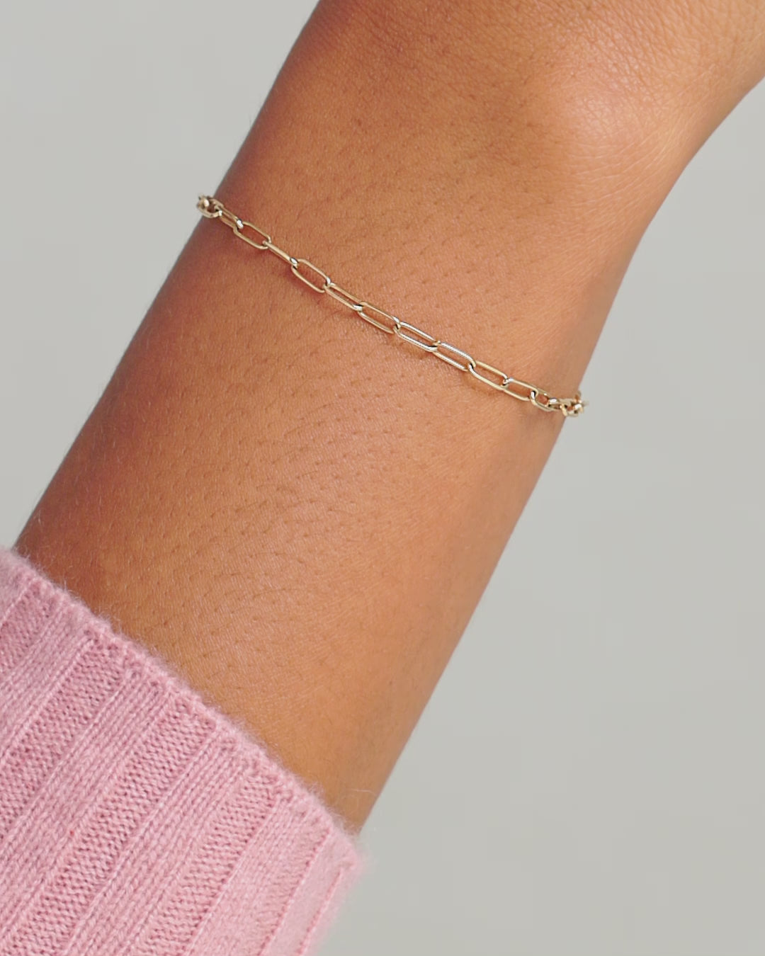 Parker Mini Bracelet || option::14K Solid Gold