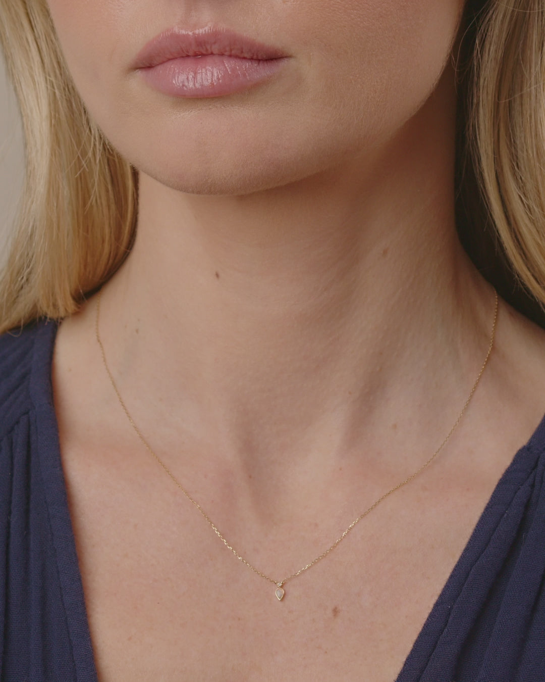 14K gold | gorjana jewelry | Diamond and Opal Necklace