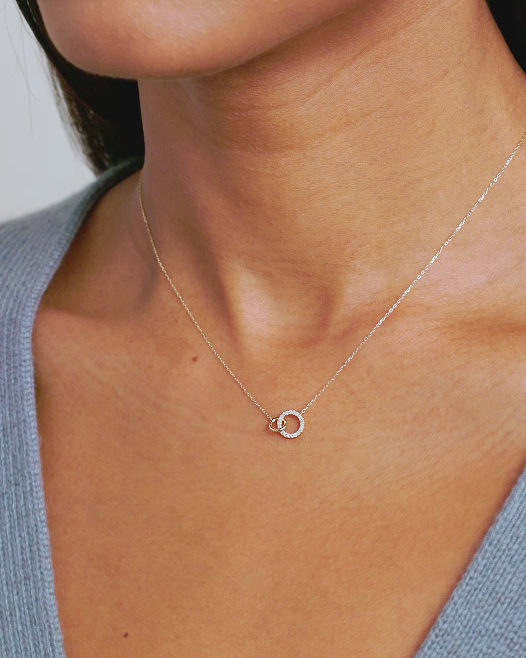 Diamond Wilshire Necklace || option::14K Solid Gold