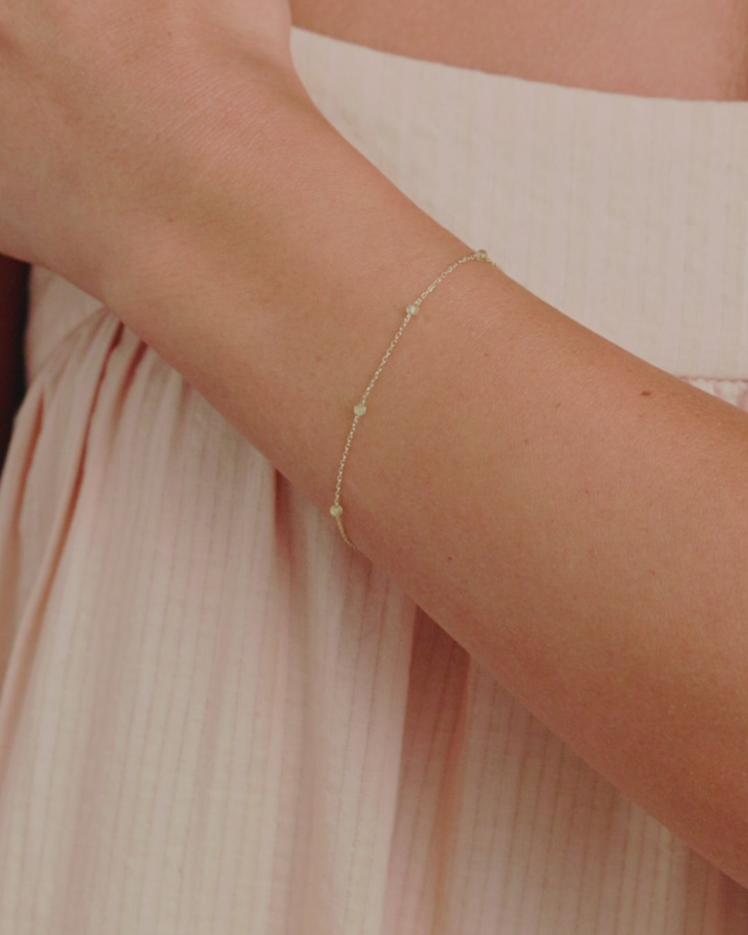 AquamarineNewport Bracelet || option::14K Solid Gold, Aquamarine - March