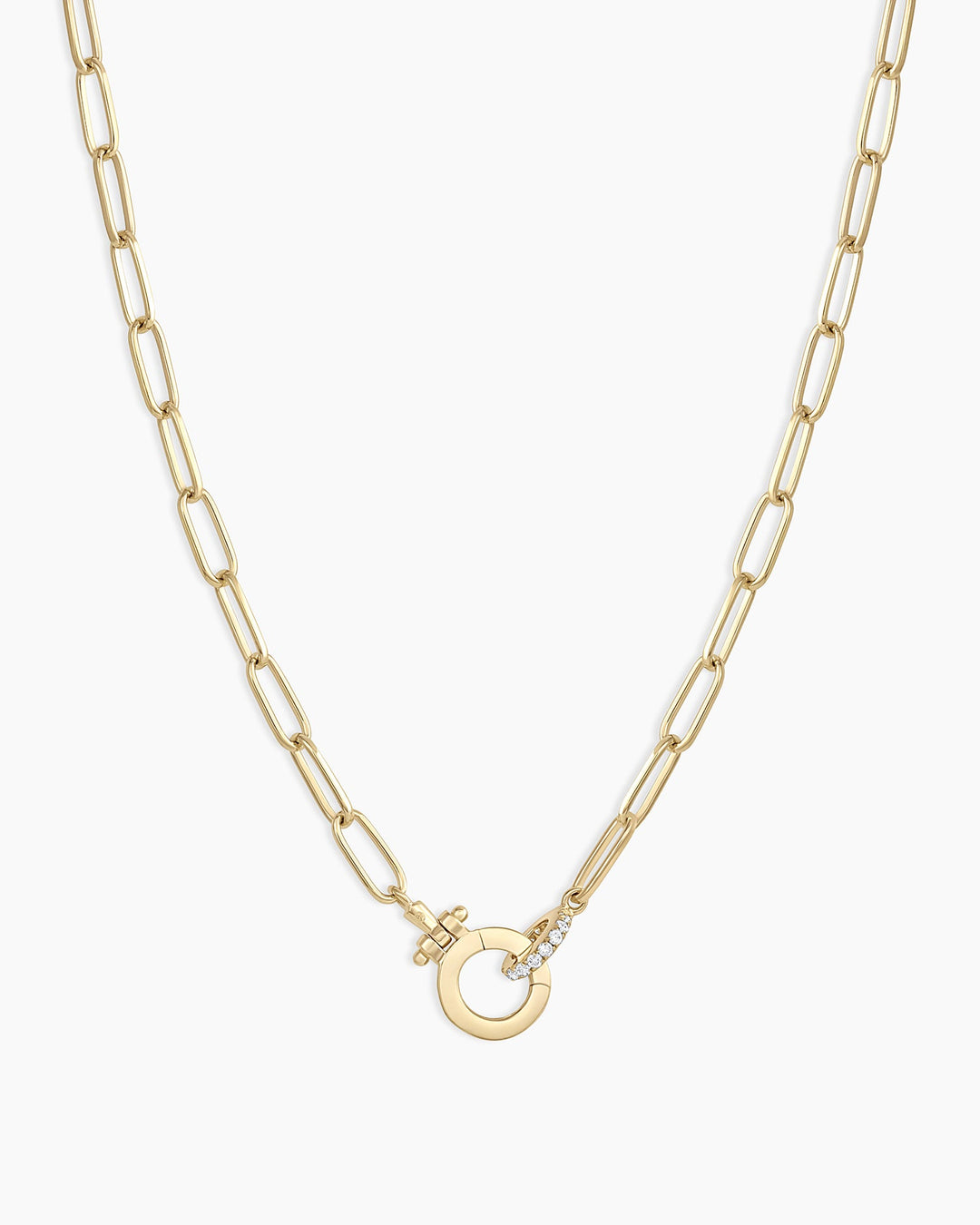 Diamond ParkerNecklace  || option::14K Solid Gold