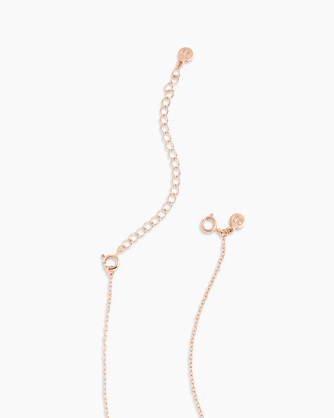 Rose 3" Necklace Extender set of 3 || option::Rose Gold Plated